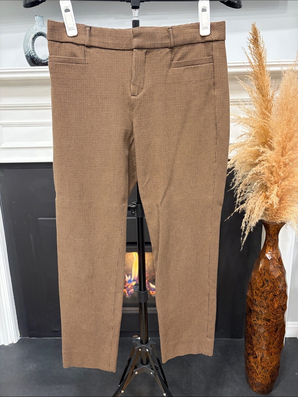 Banana Republic Brown Ankle-Length Sloan Pants